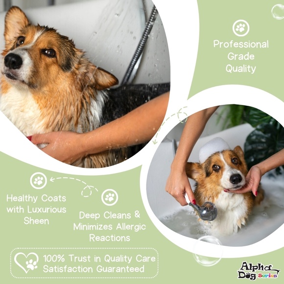 Alpha Dog Series Grooming Natural Herbal Flea and Tick Shampoo for Dogs - Picture 5 of 7